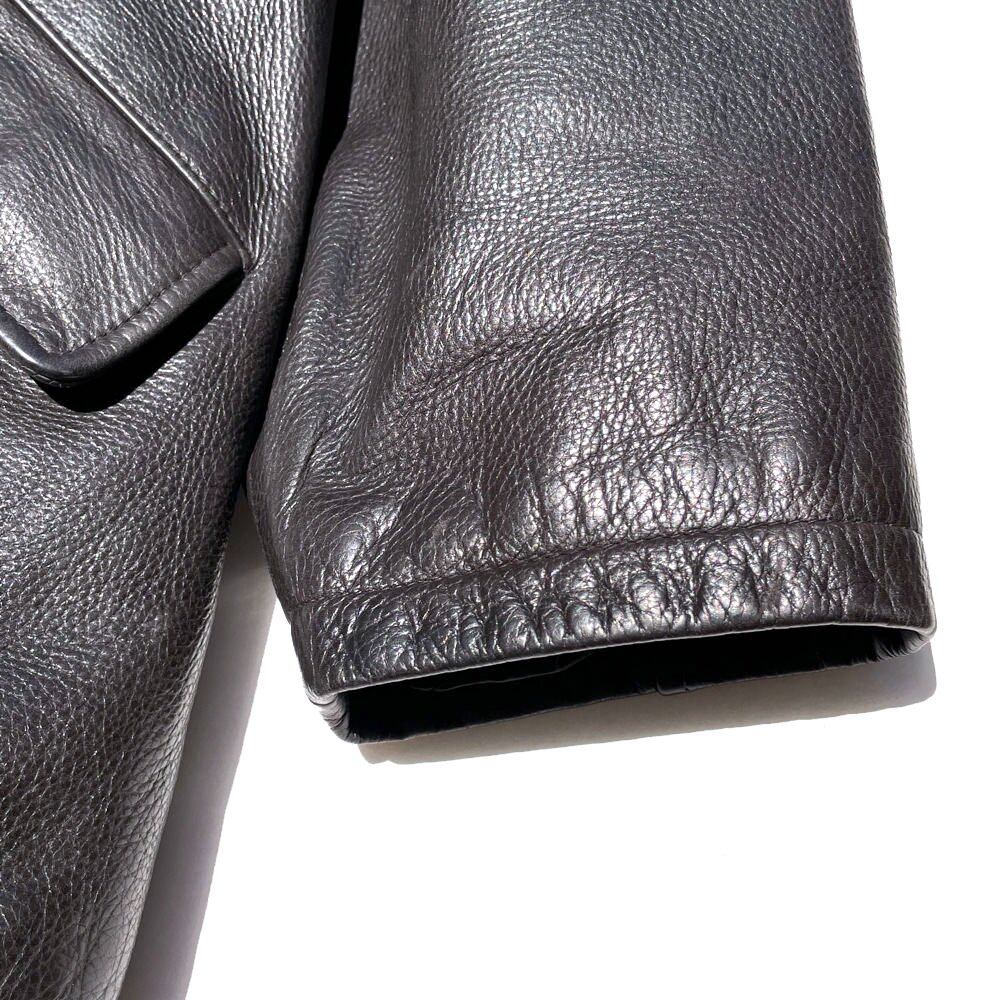 STRUCTURE URBAN WEAR] Vintage Deerskin Leather Half Jacket [1990s