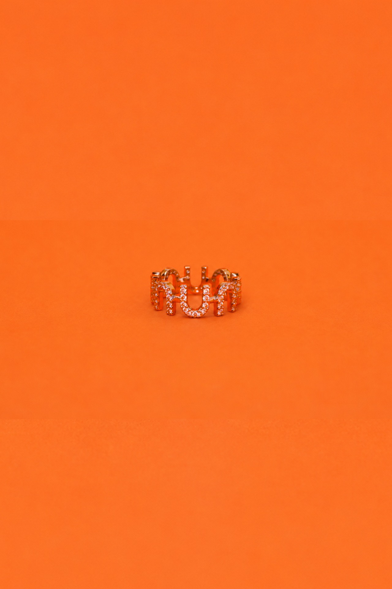 Pink Gold-Plated Ring