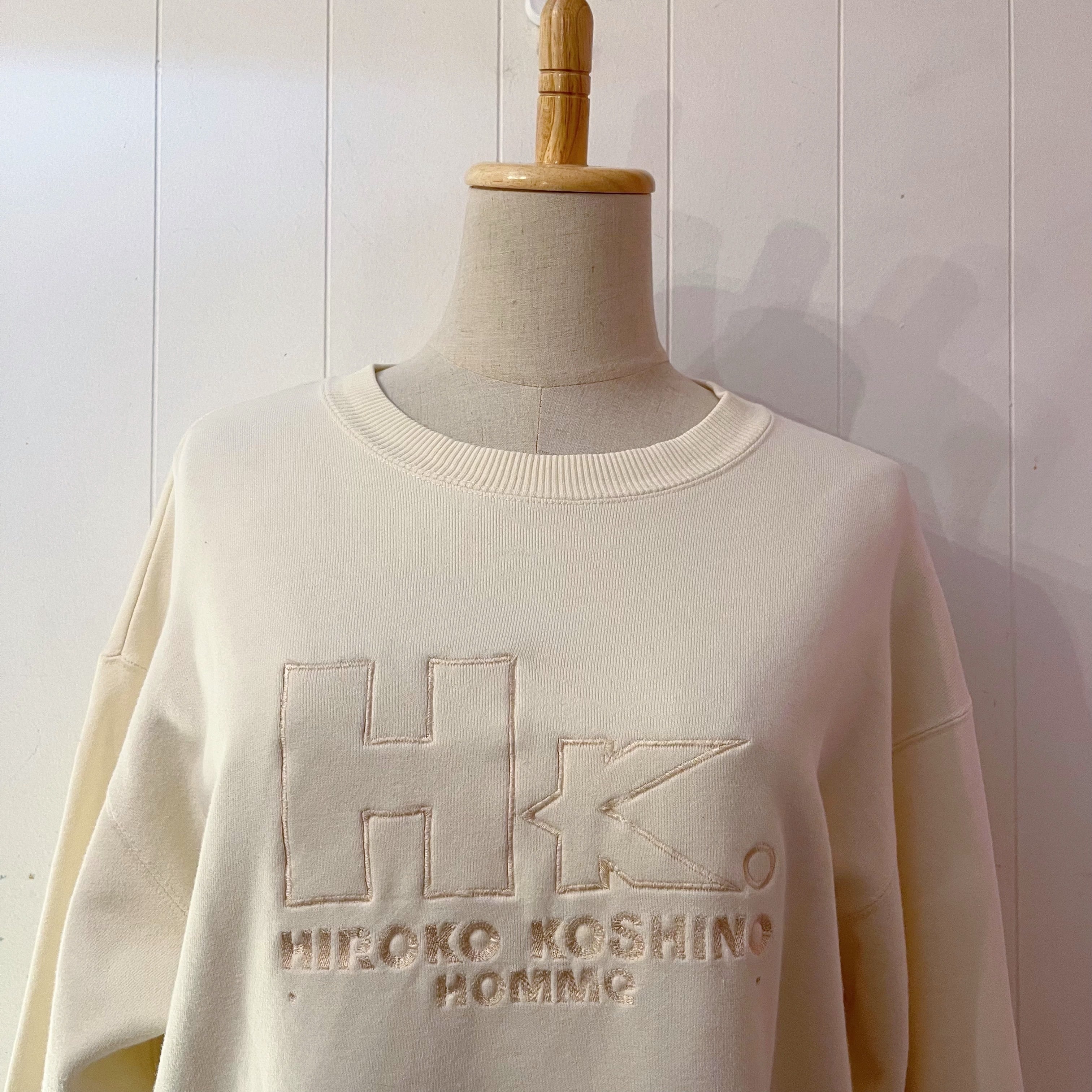 KOSHINO HIROKO / ivory cotton sweat