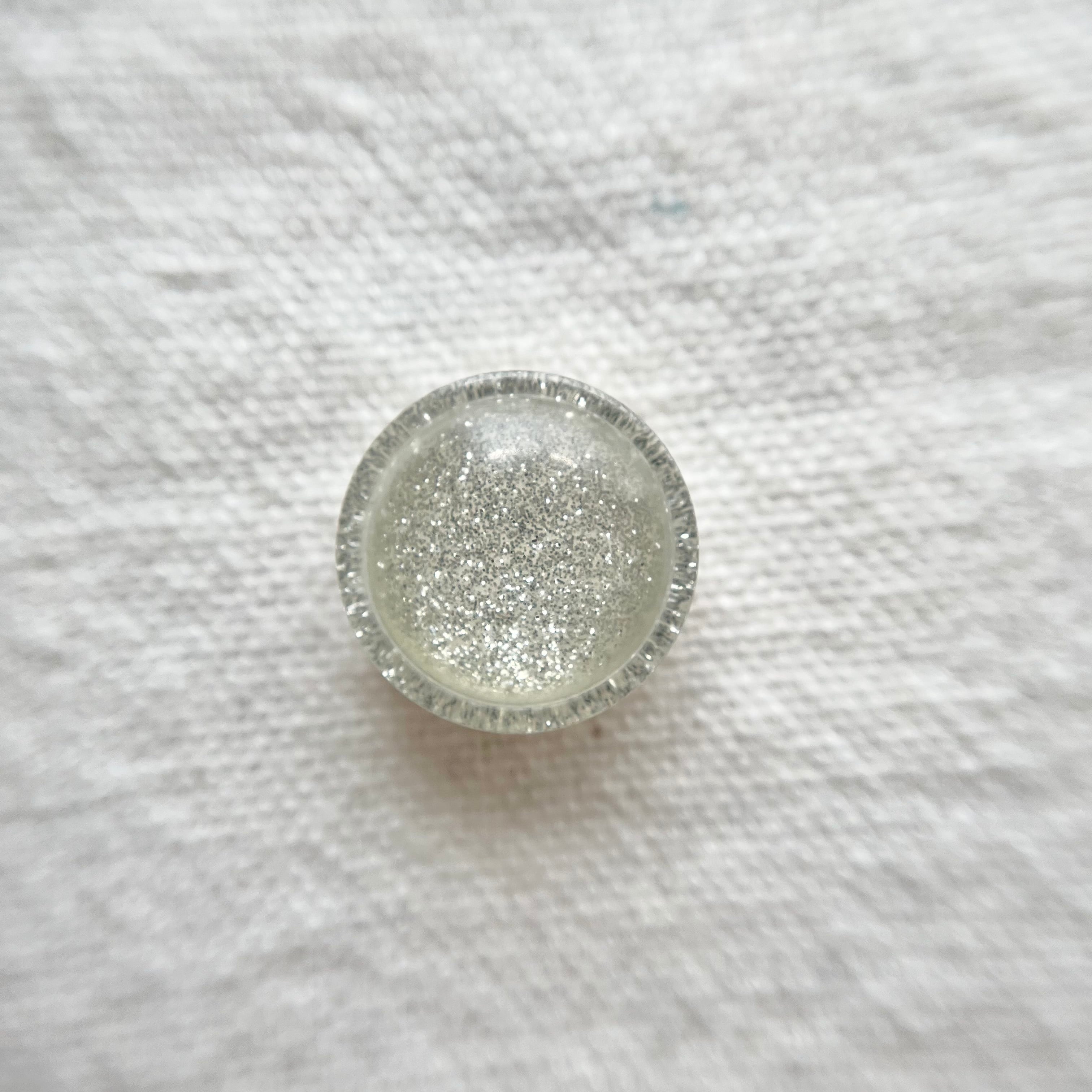 シルバーグリッター×ホワイト 15㎜