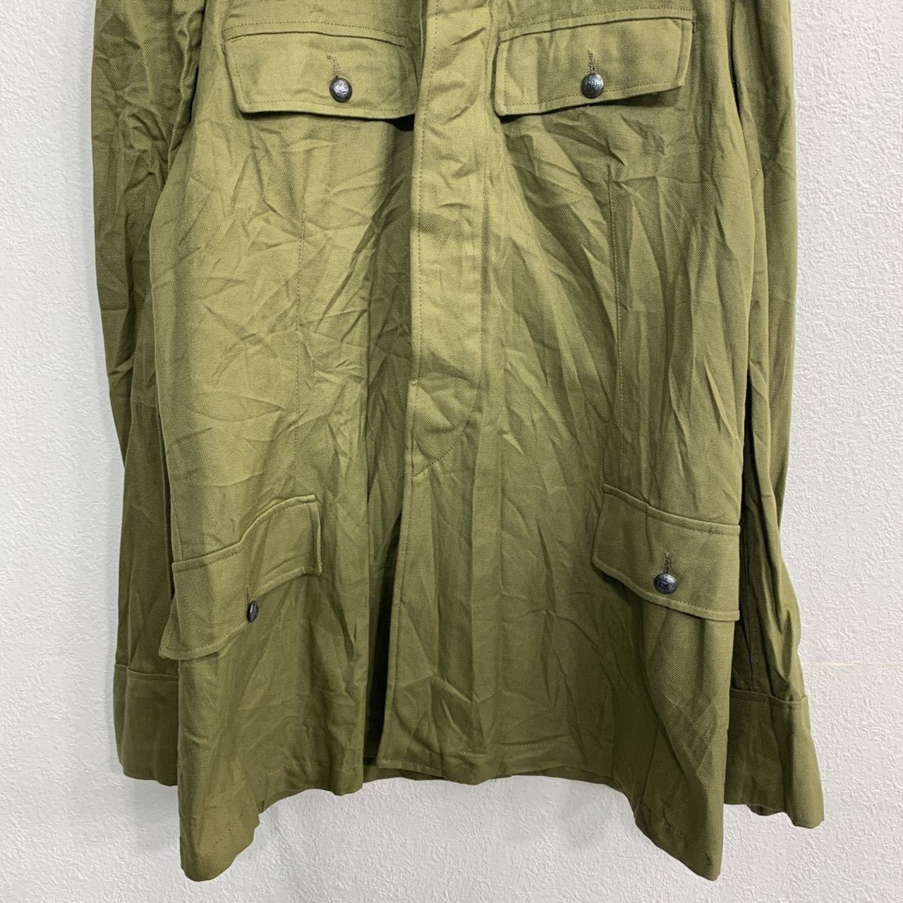 ルーマニア軍 ミリタリージャケット Mサイズ オリーブグリーン 古着卸 