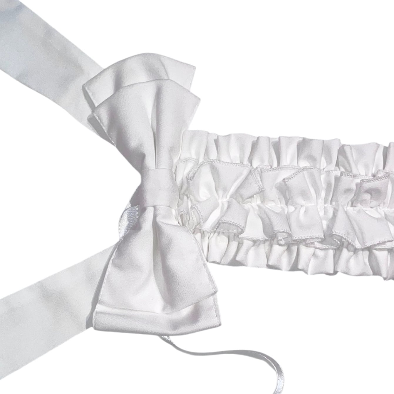 リボンヘッドドレス　WHITE