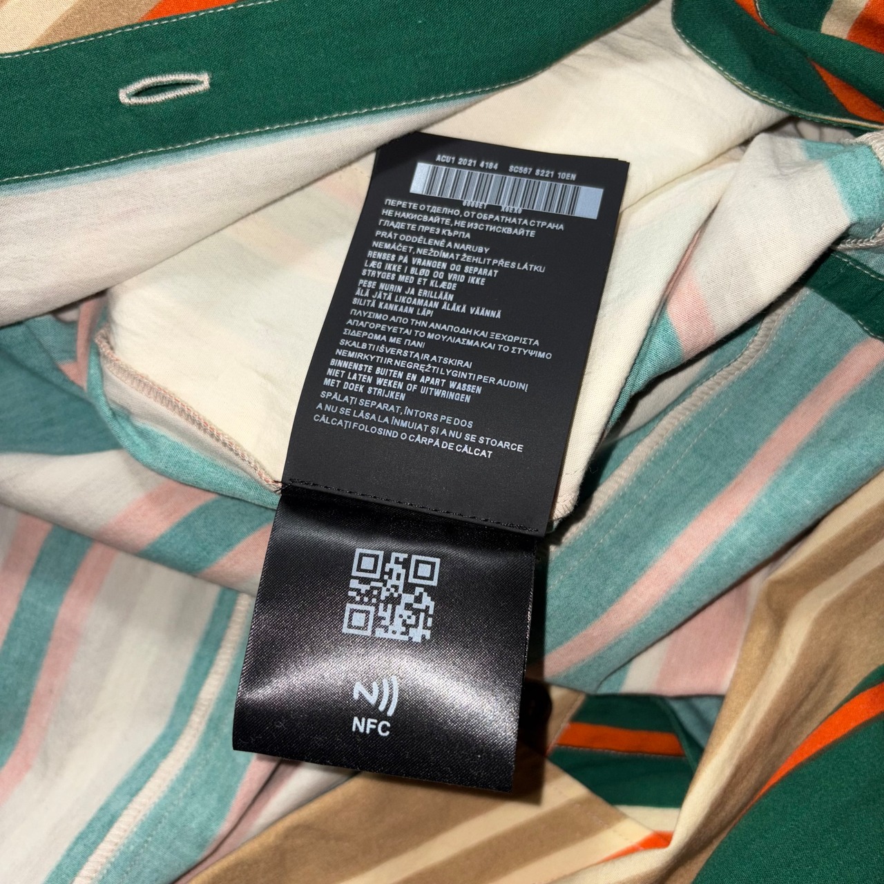 2022ss PRADA cotton stripe all-in-one