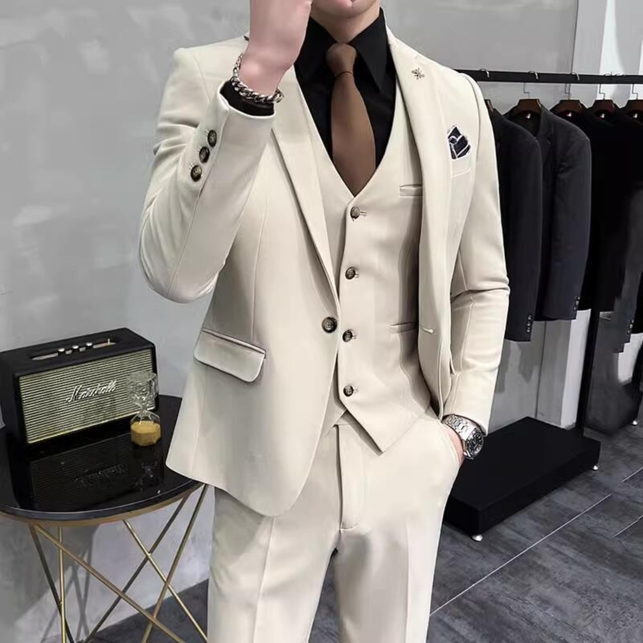 slim fit street style 3piece 00016