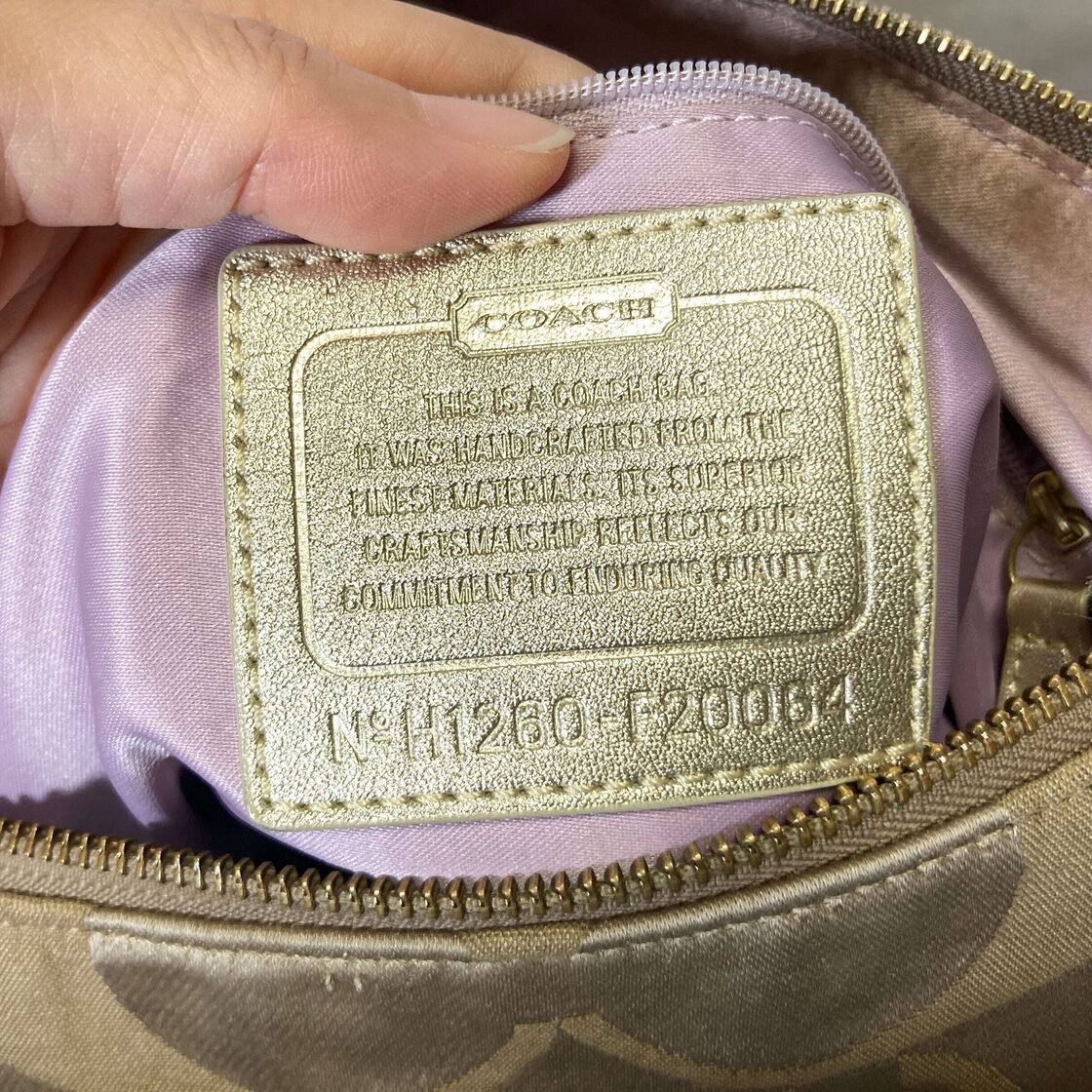 COACH】コーチ レザー タッセル バッグ チャーム キーホルダー 