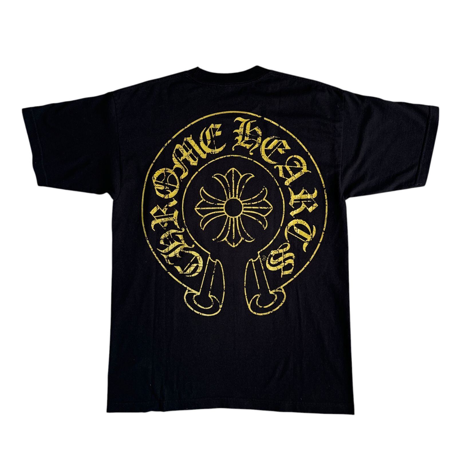90s-00s OLD CHROME HEARTS Tバー CHクロス ホースシュー ポケット