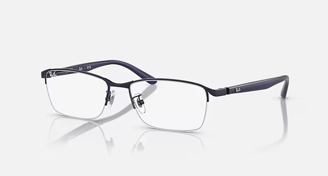 【Ray-Ban】スクエアナイロールフレーム　マットブルー