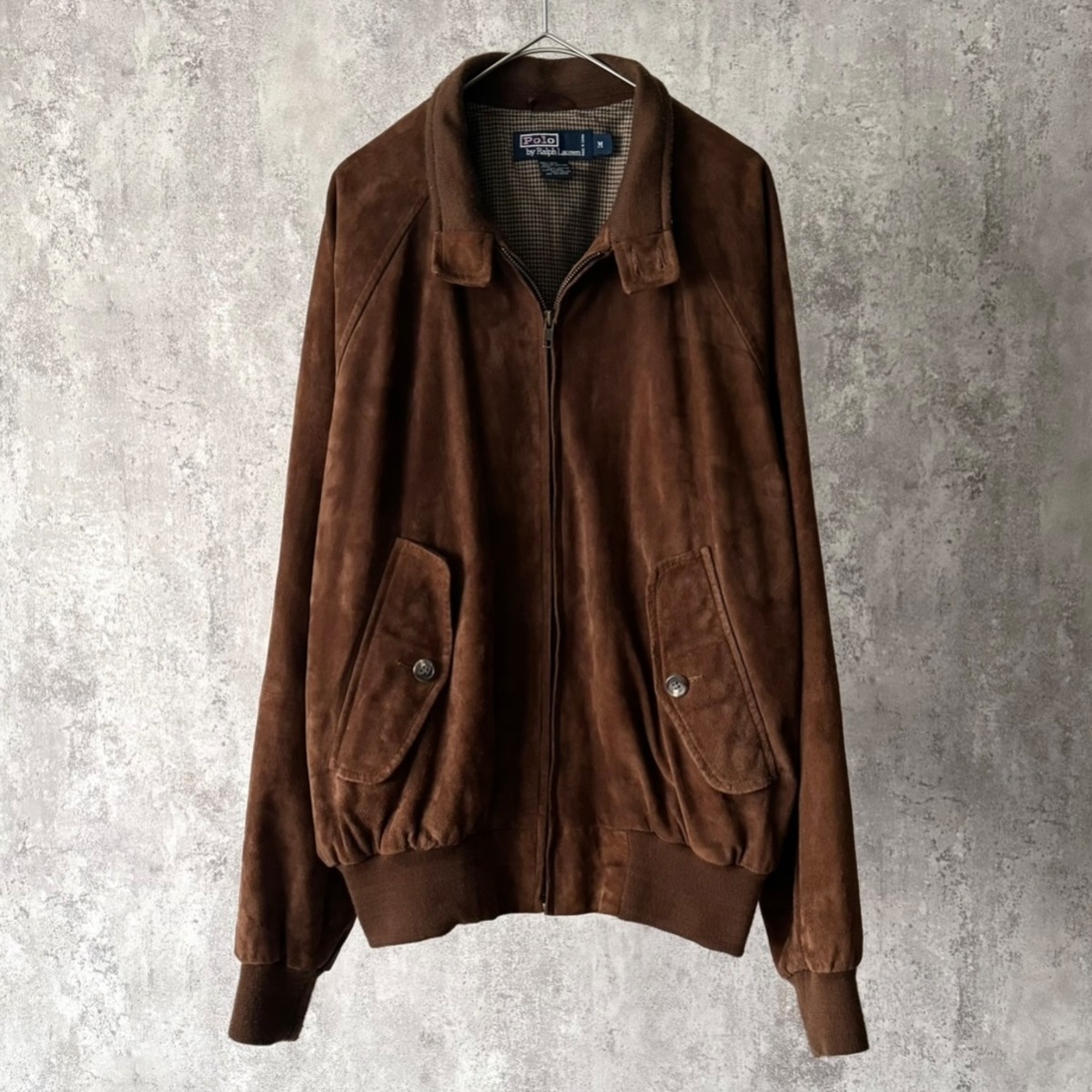 90s Ralph Lauren suede leather G-9 type harrington jacket | Muri 