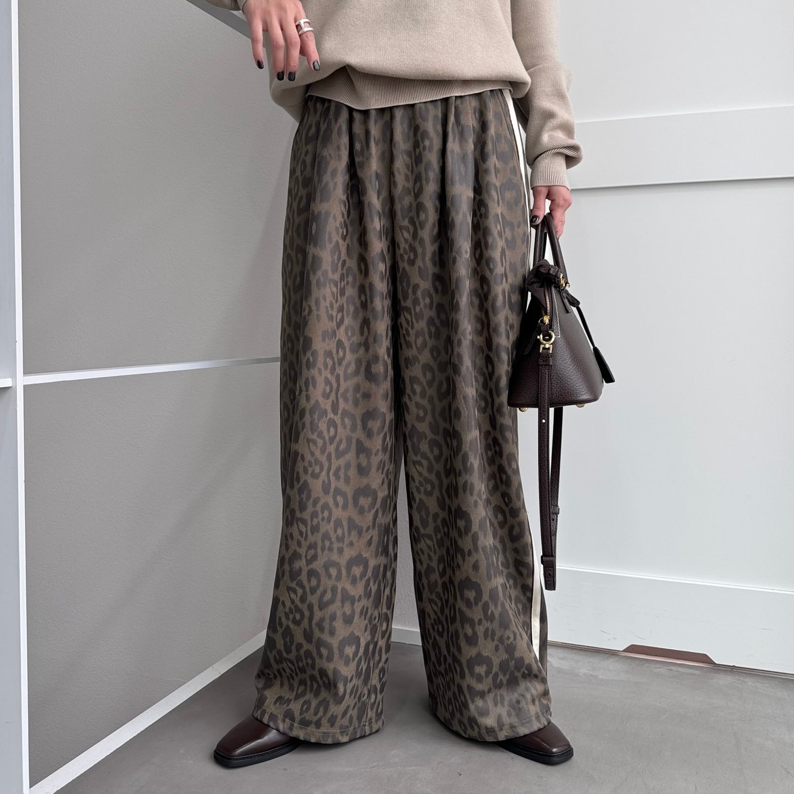 Leopard Luxe track PT/beige | CFT.