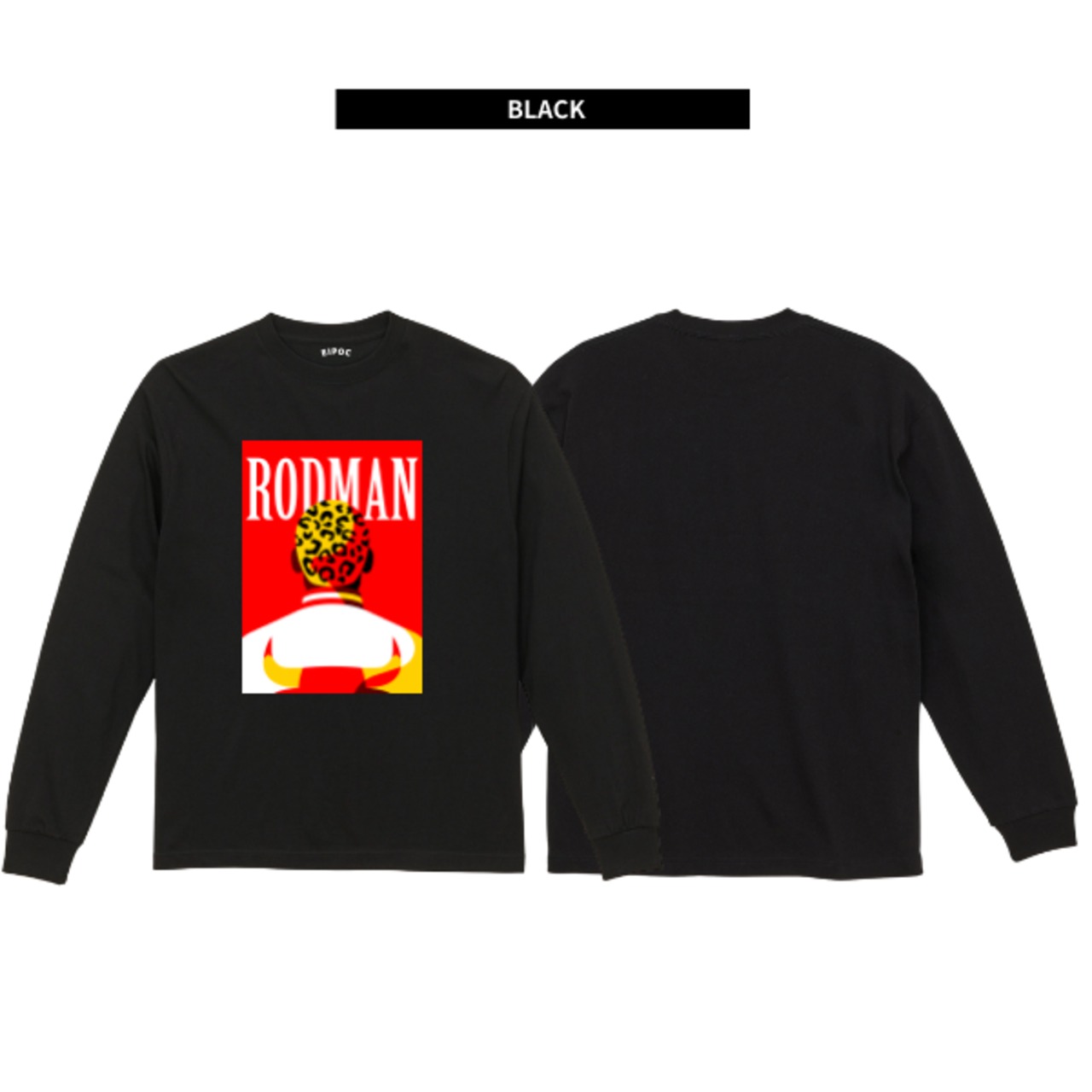 EIPOC PARIS "RDMN" L/S T-Shirts Black/White - 5