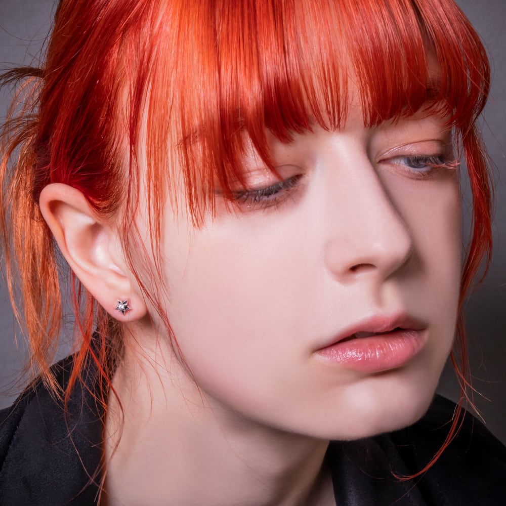 ダブルスターピアス ACE0167 Double star earrings シルバー