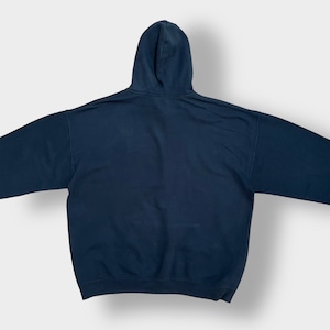 GRIZZLY パーカー プルオーバー スウェット フーディー ロゴ プリント 黒 XL ビッグサイズ グリズリー us古着