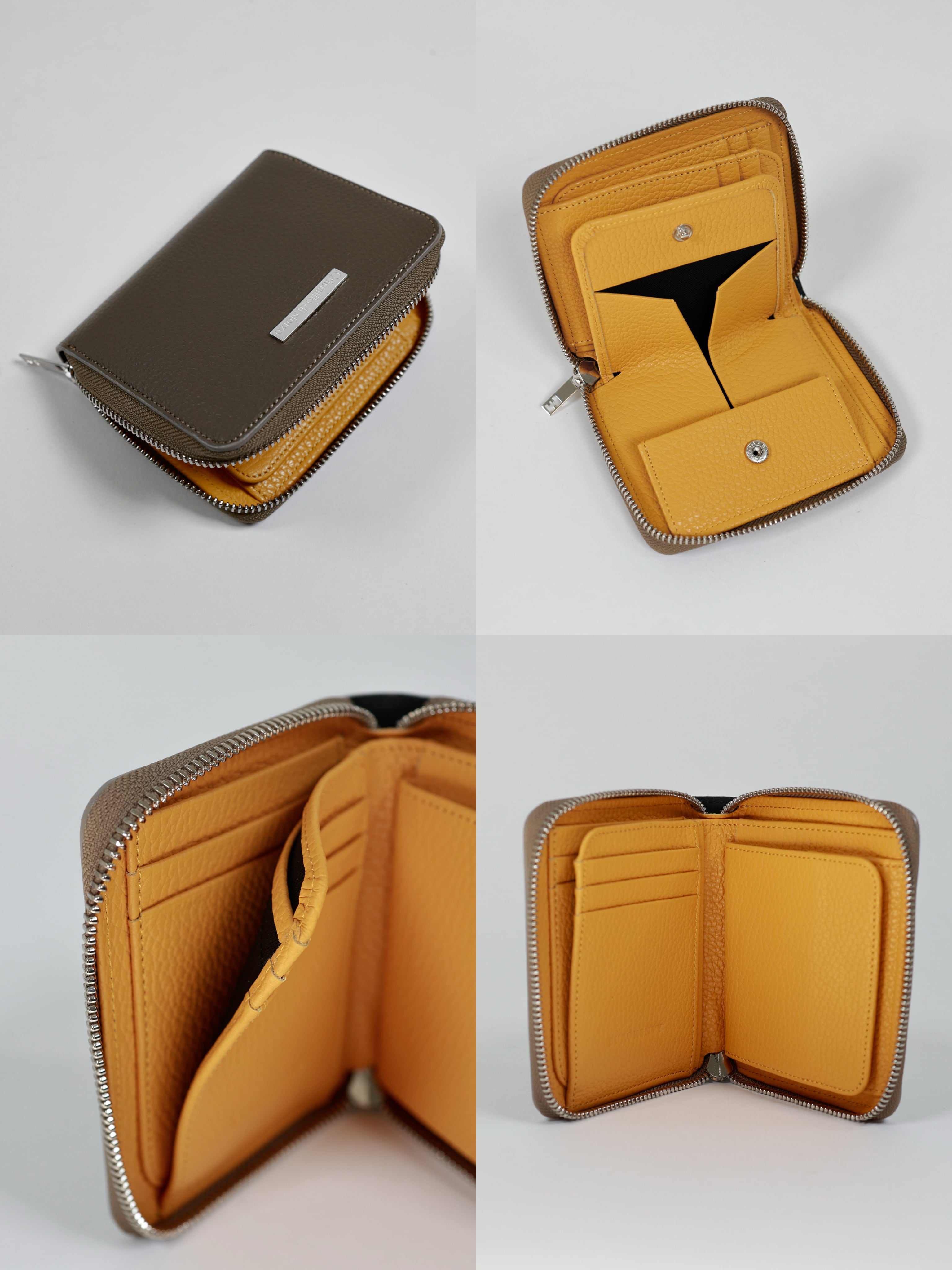 即納在庫あり】Italian Emboss Middle Wallet 【イタリア・マスト