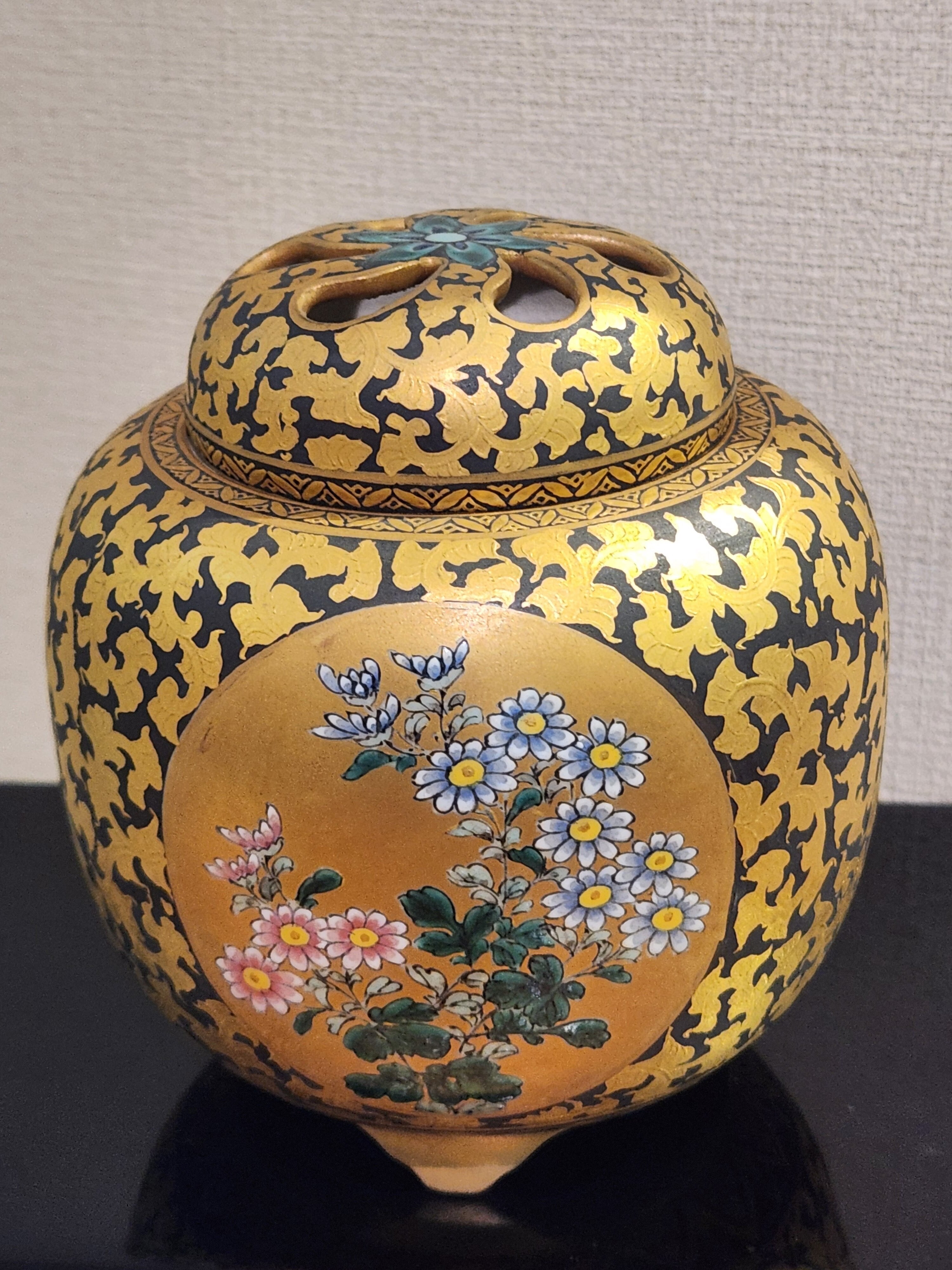 九谷焼 香炉 | 古美術鍋谷 金沢 Nabetani Kanazawa Antique Shop