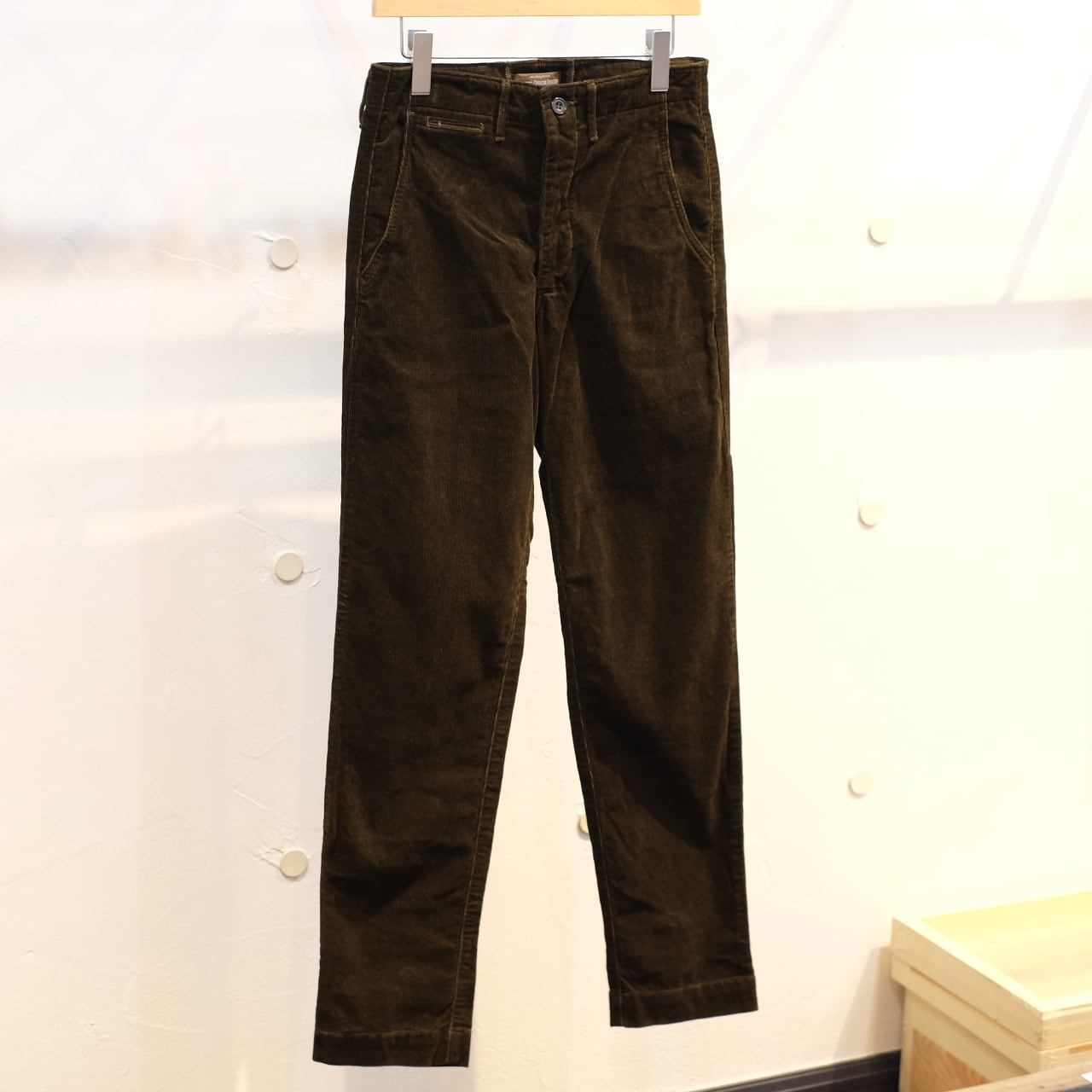 新品　WORKERS オフィストラウザー　ライトブラウコーディロイ　34 21b8fa1b4afed955b4953dd7f3014d