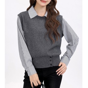 shirt docking knit tops m0978