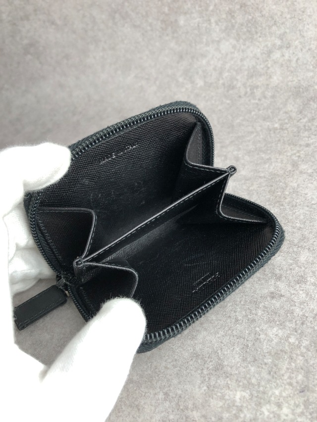 PRADA プラダ コインケース ブラック トライアングルロゴ ナイロン vintage ヴィンテージ オールド 4nbjju