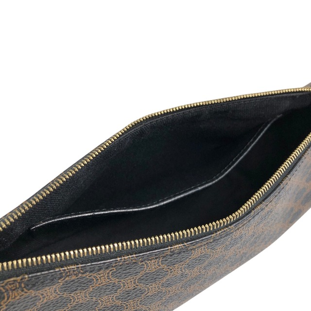 CELINE セリーヌ マカダム ハンドバッグ ブラック PVC ホーボーバッグ ミニバッグ vintage ヴィンテージ オールド f52hnu