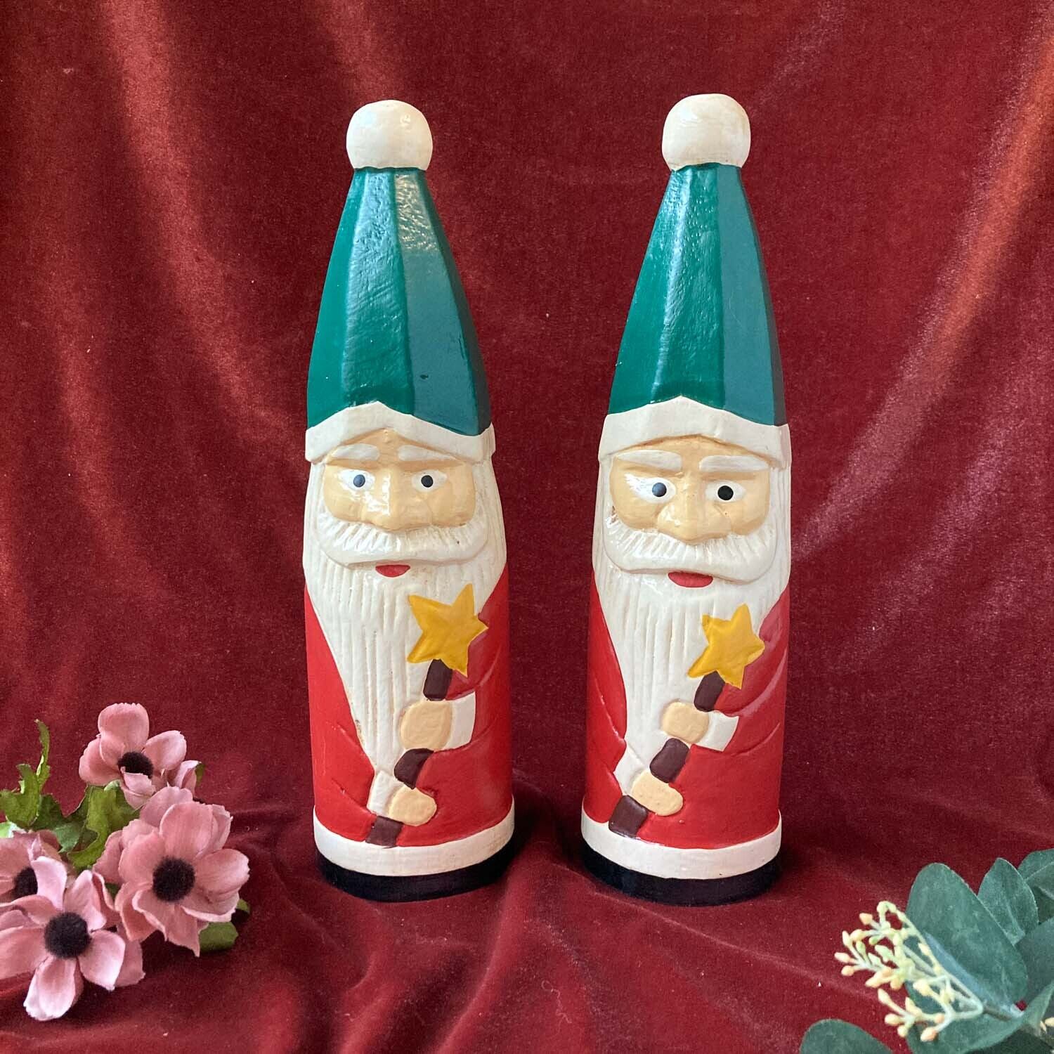 ストックッホルム ガラスブルック スカンセンのガラスサンタ2個セット ストックッホルム ガラスブルック スカンセンガラスサンタ2個セット