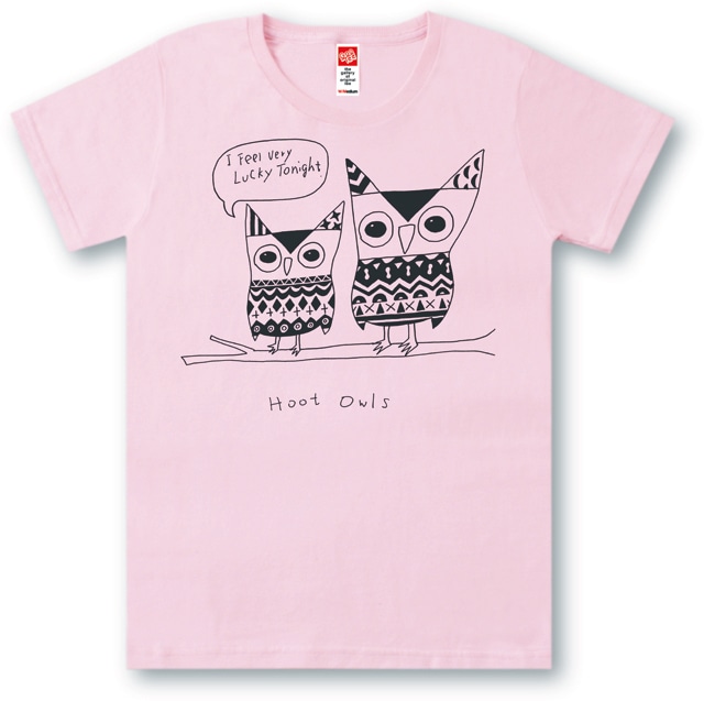 #451 Tシャツ HOOT OWLS/PNK