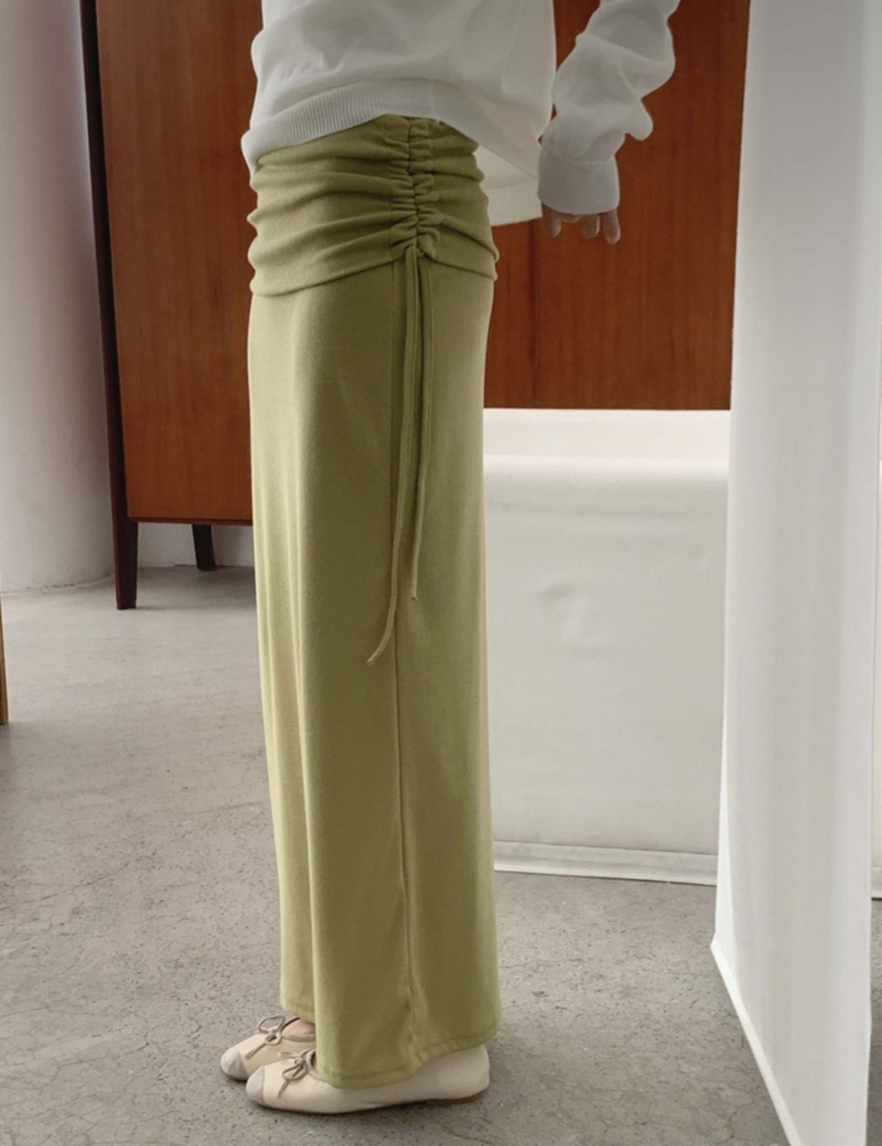 【26ss】Side-String Long Skirt_4colors