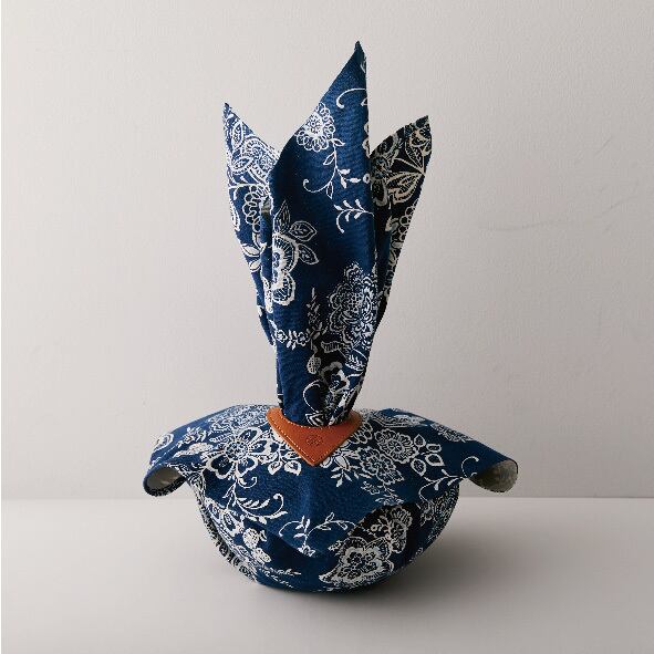 穴風呂敷 】ロザリン｜橘 希美氏｜Sarasaリーズ［本革+ハンプ］天然