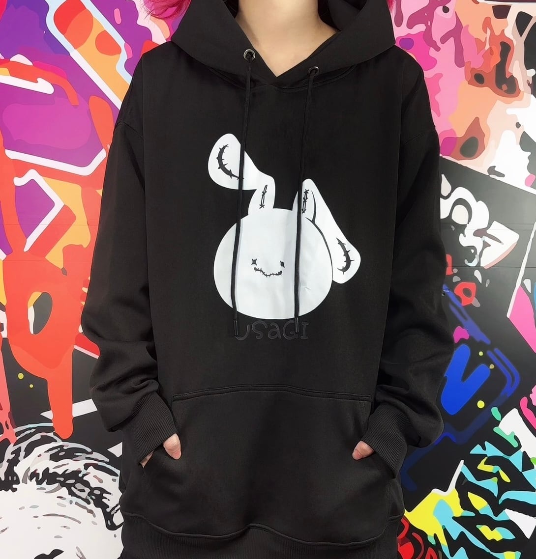 NieR パーカー BACK ROSE PULLOVER PARKA【PURPLE×BLACK】 | NIER CLOTHING