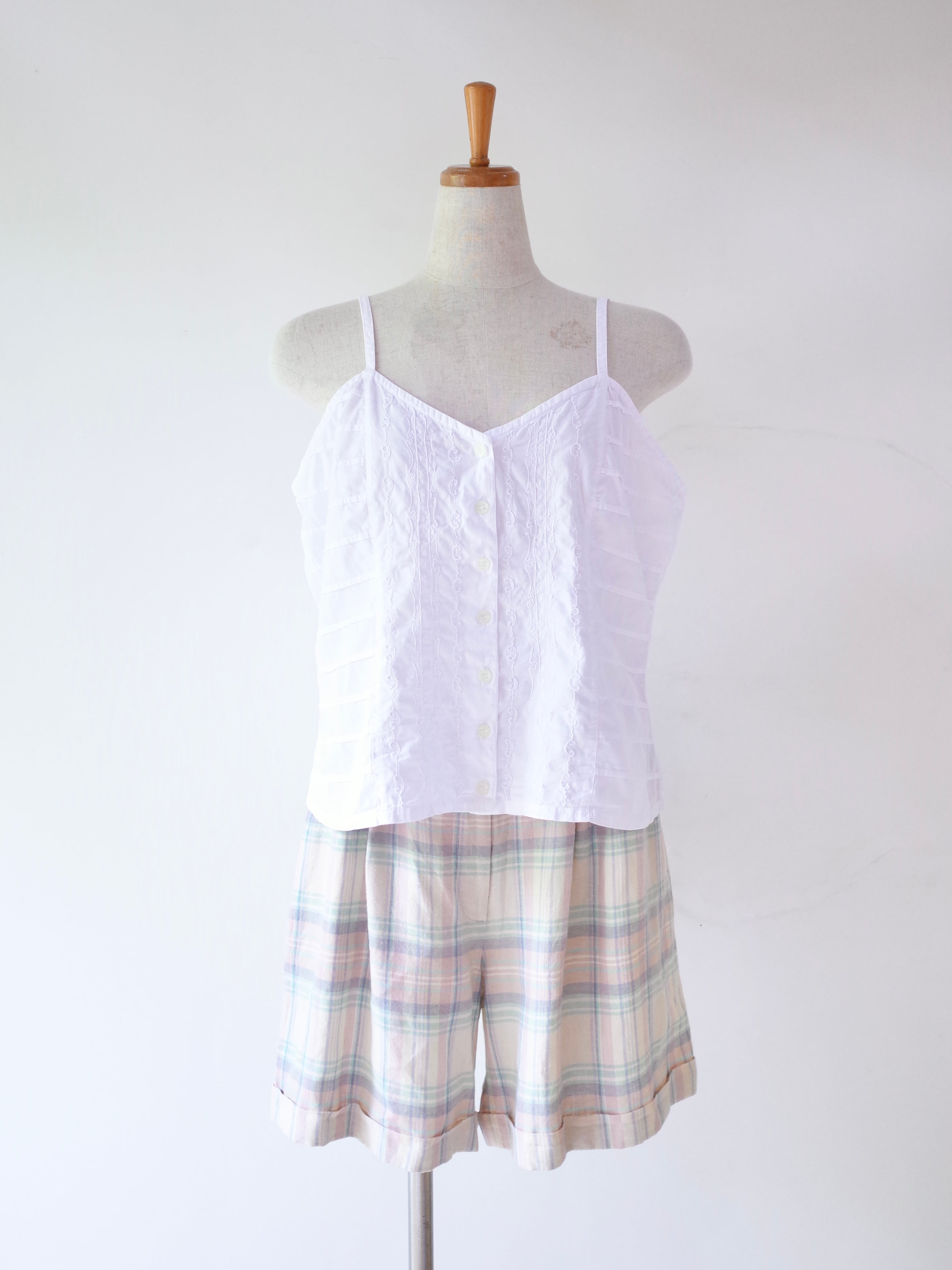 Embroidered Cotton Camisole