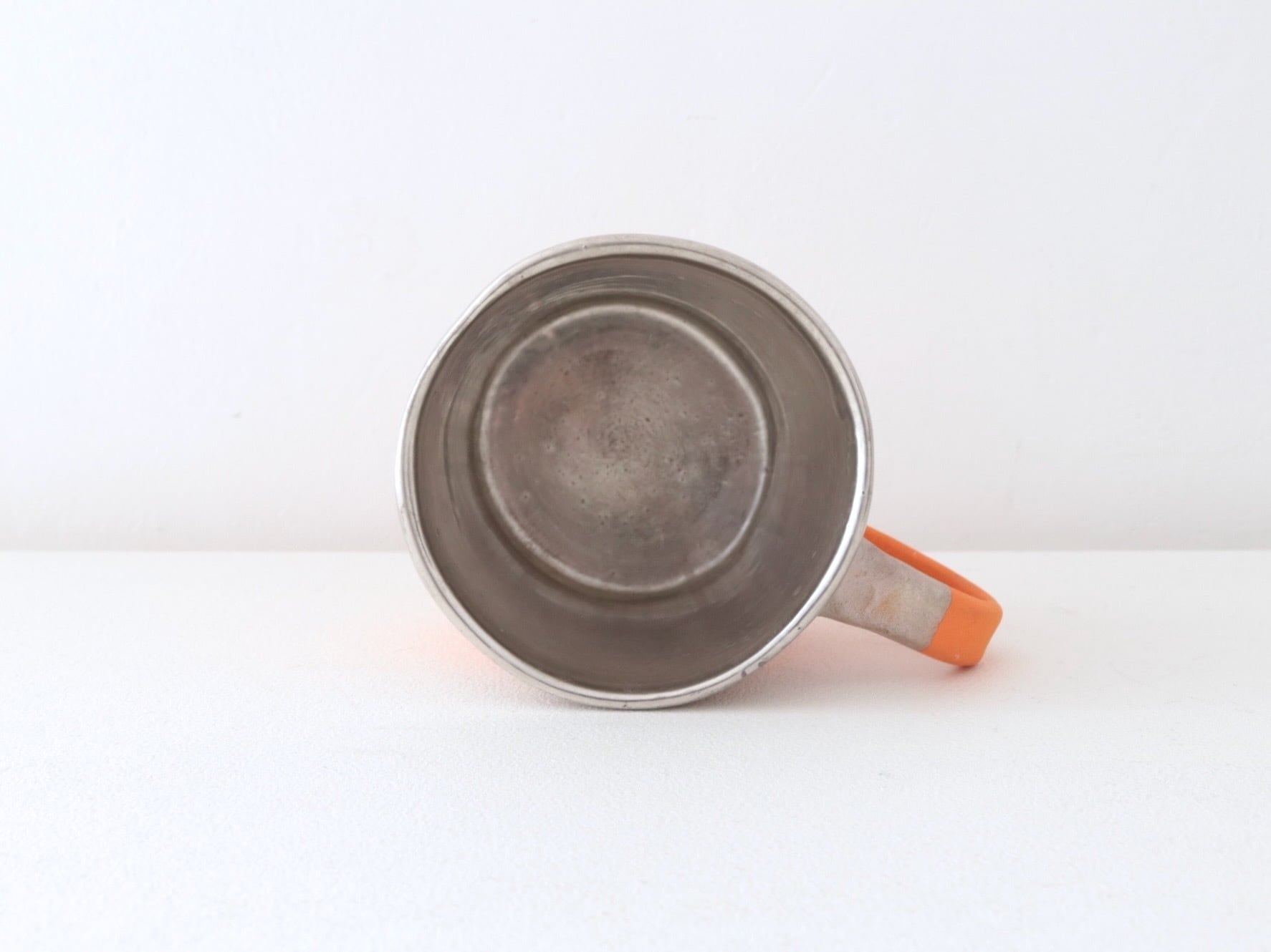 中囿義光 マグカップ（銀彩） オレンジ／ツートン | Galerie NUAGE