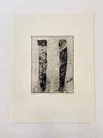 尾関立子 Ozeki Ritsuko"Slough-netted tights-"2000 etching/sheet thumbnail 2