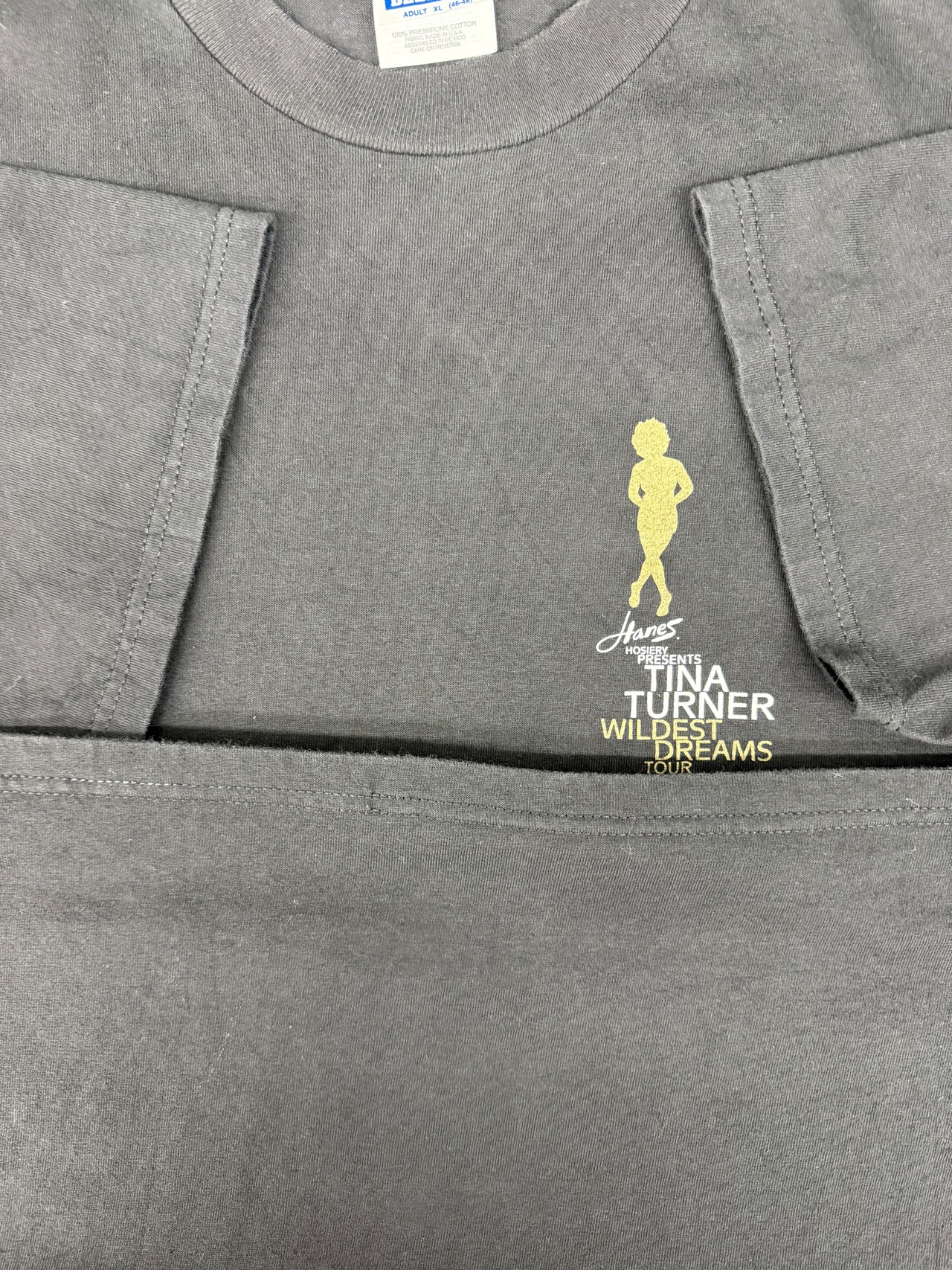 90s Tina Turner Wildest Dreams Tour / Hanes BEEFY-T fabric made in usa・画像5