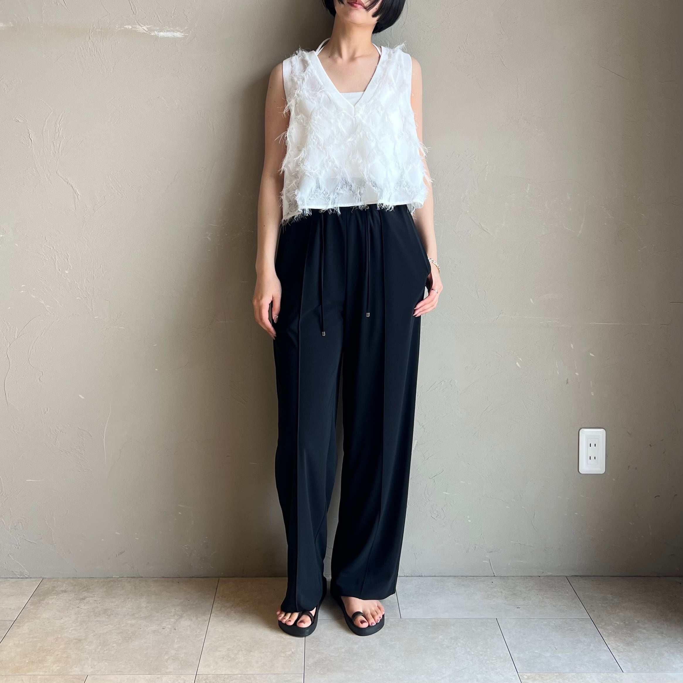 QTUME】ジャガードシアー2wayベスト | Pay ID