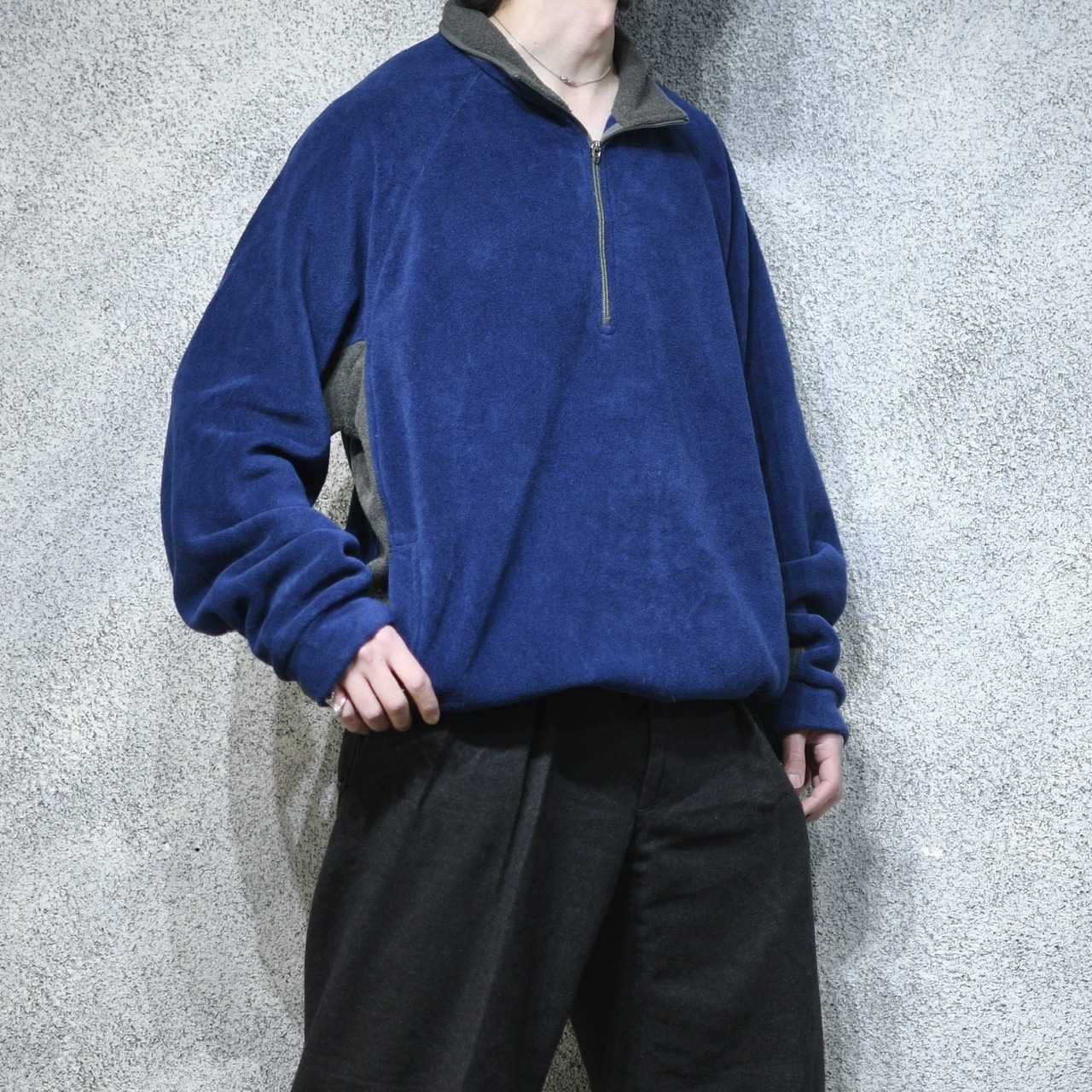 Eddie Bauer switching half zip fleece