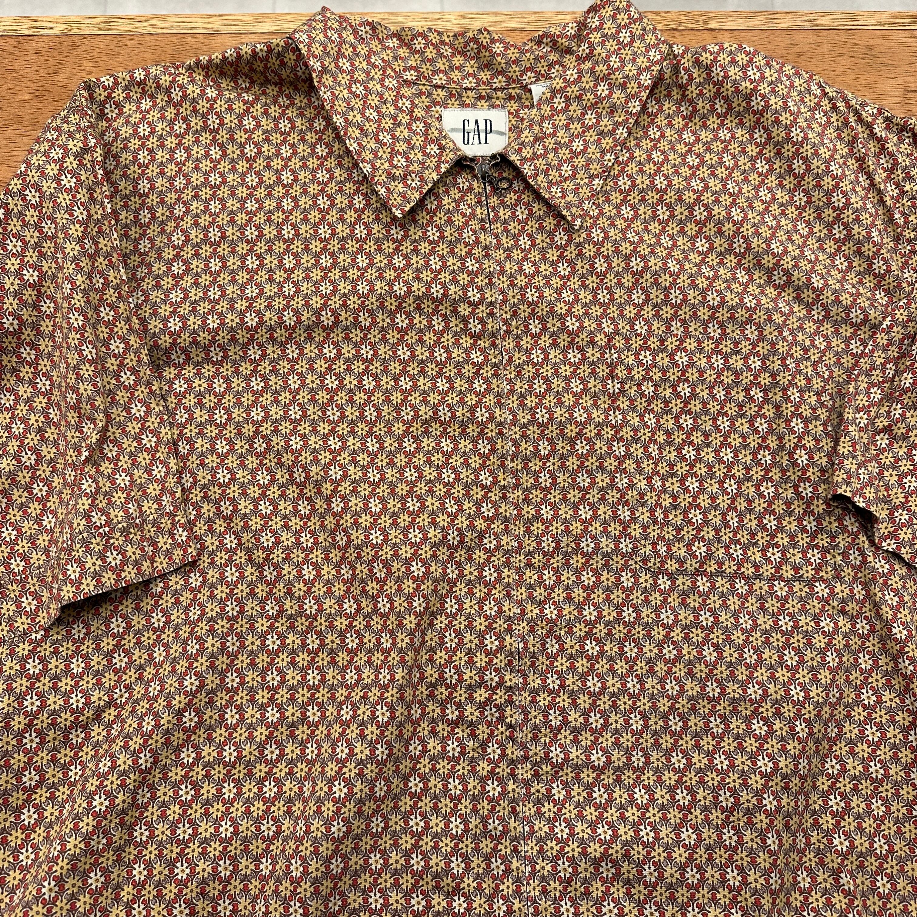 90s GAP FULL ZIP SHIRT XL | safarionline