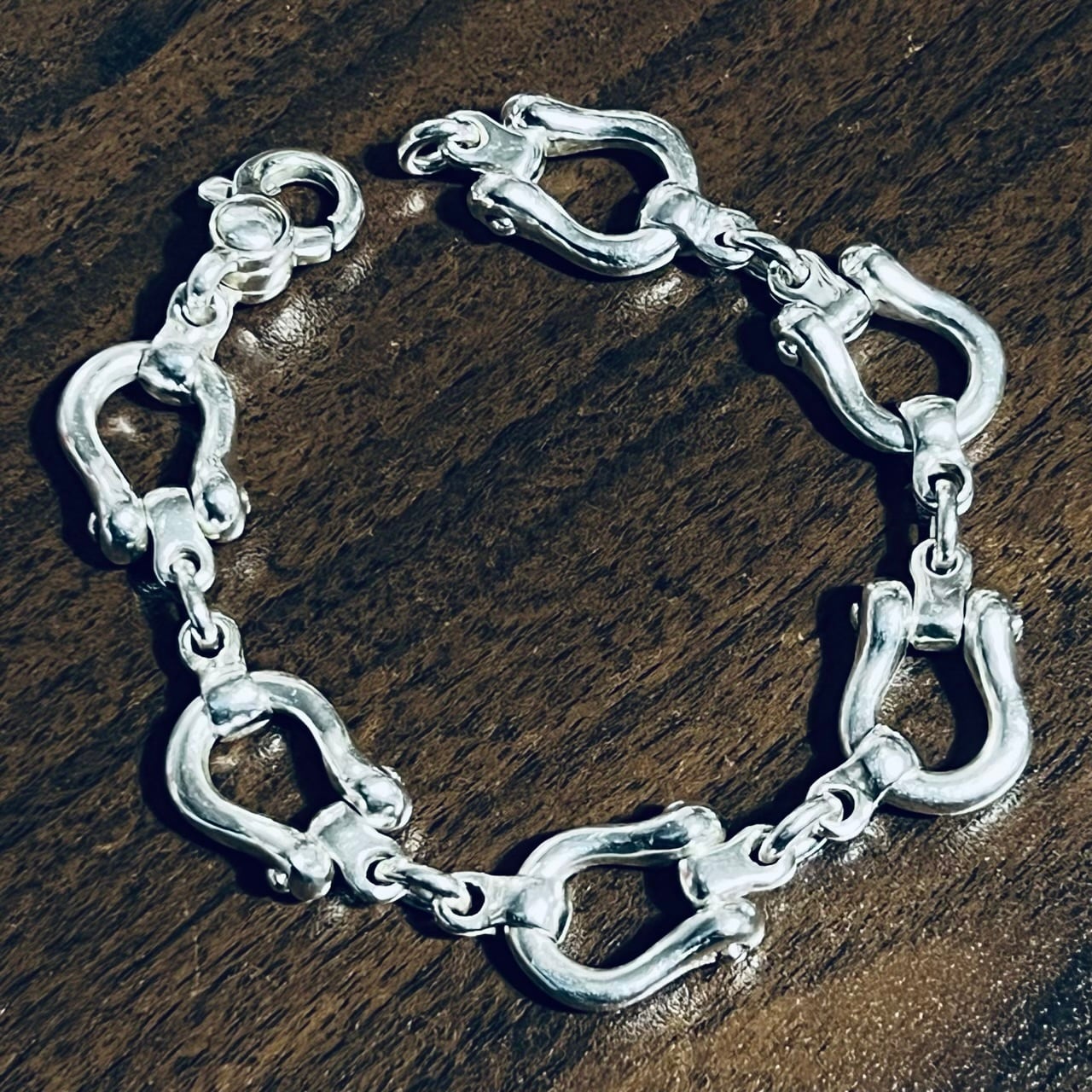 VINTAGE TIFFANY & CO. Stirrup Link Bracelet Sterling Silver VINTAGE TIFFANY & CO. Stirrup Link Bracelet Sterling Silver