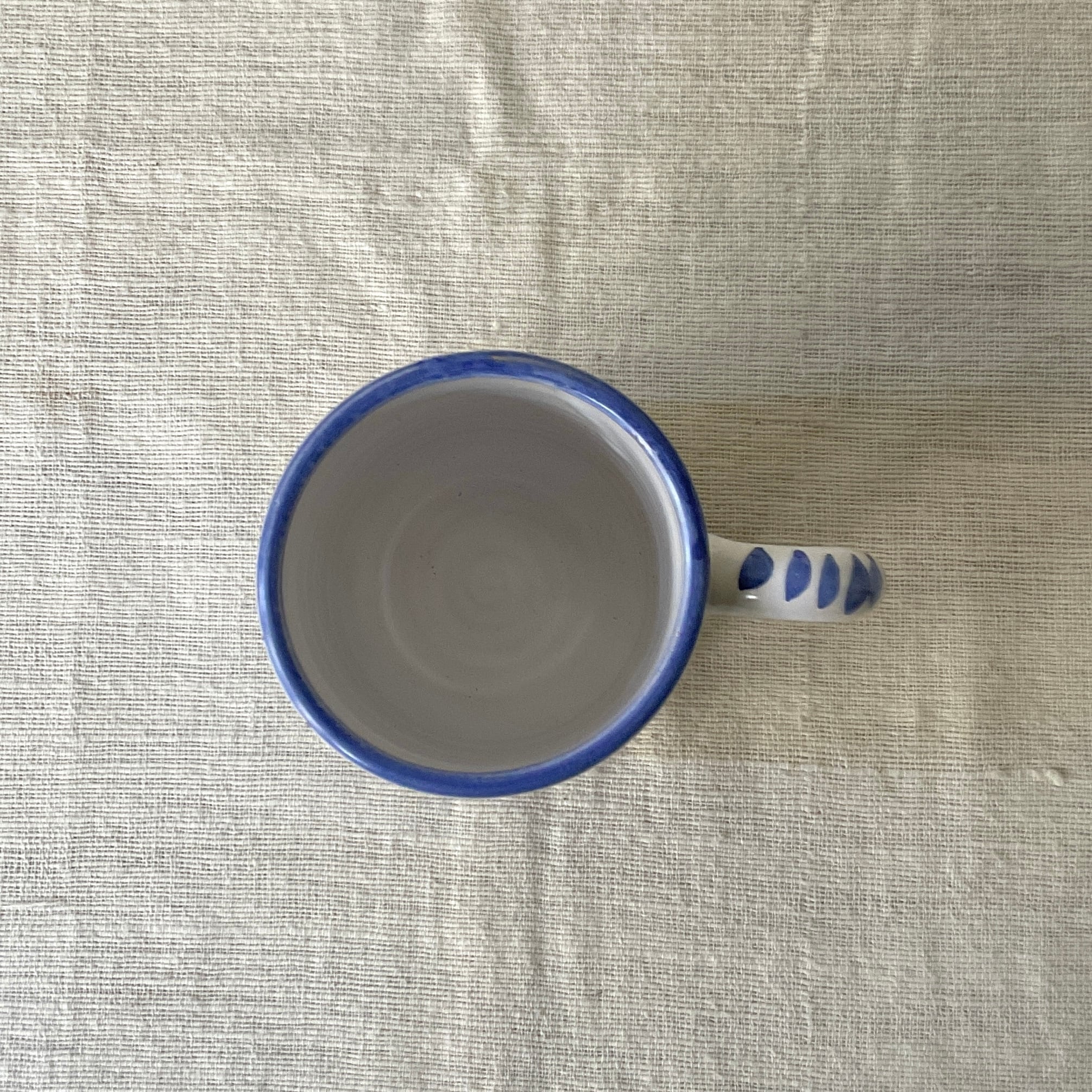 スペイン陶器】マグカップ(青色) | 照明＆エシカルライフスタイル