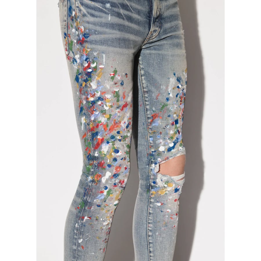 AMIRI SKINNY PAINTER JEAN INDIGO | AYIN