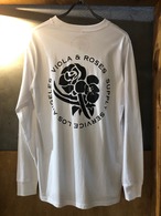 VIOLA&ROSES VR LONG T モノクロNO.01WT