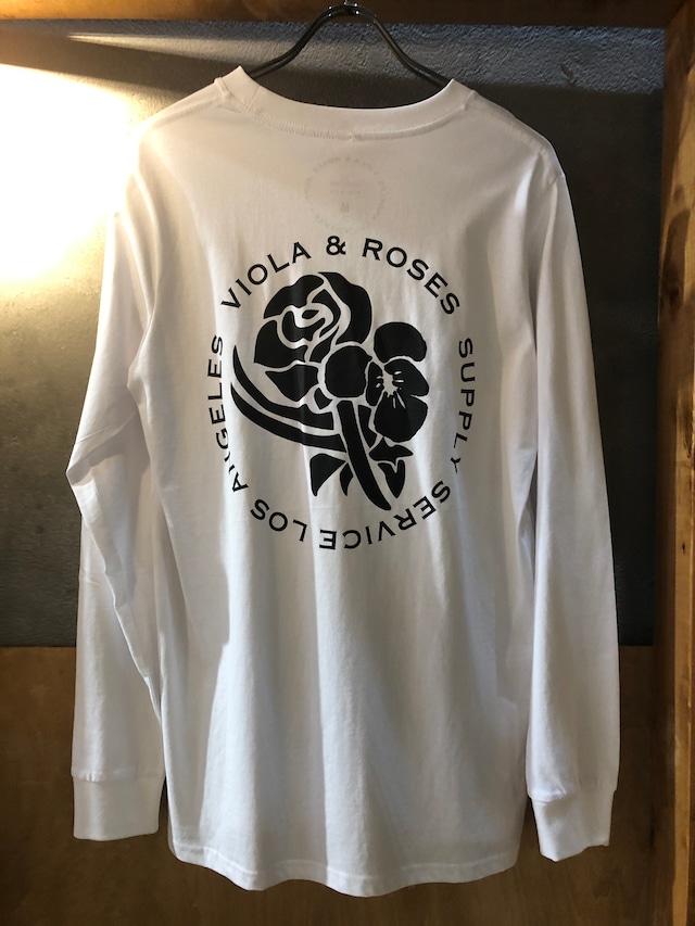 VIOLA&ROSES VR LONG T モノクロNO.01BK