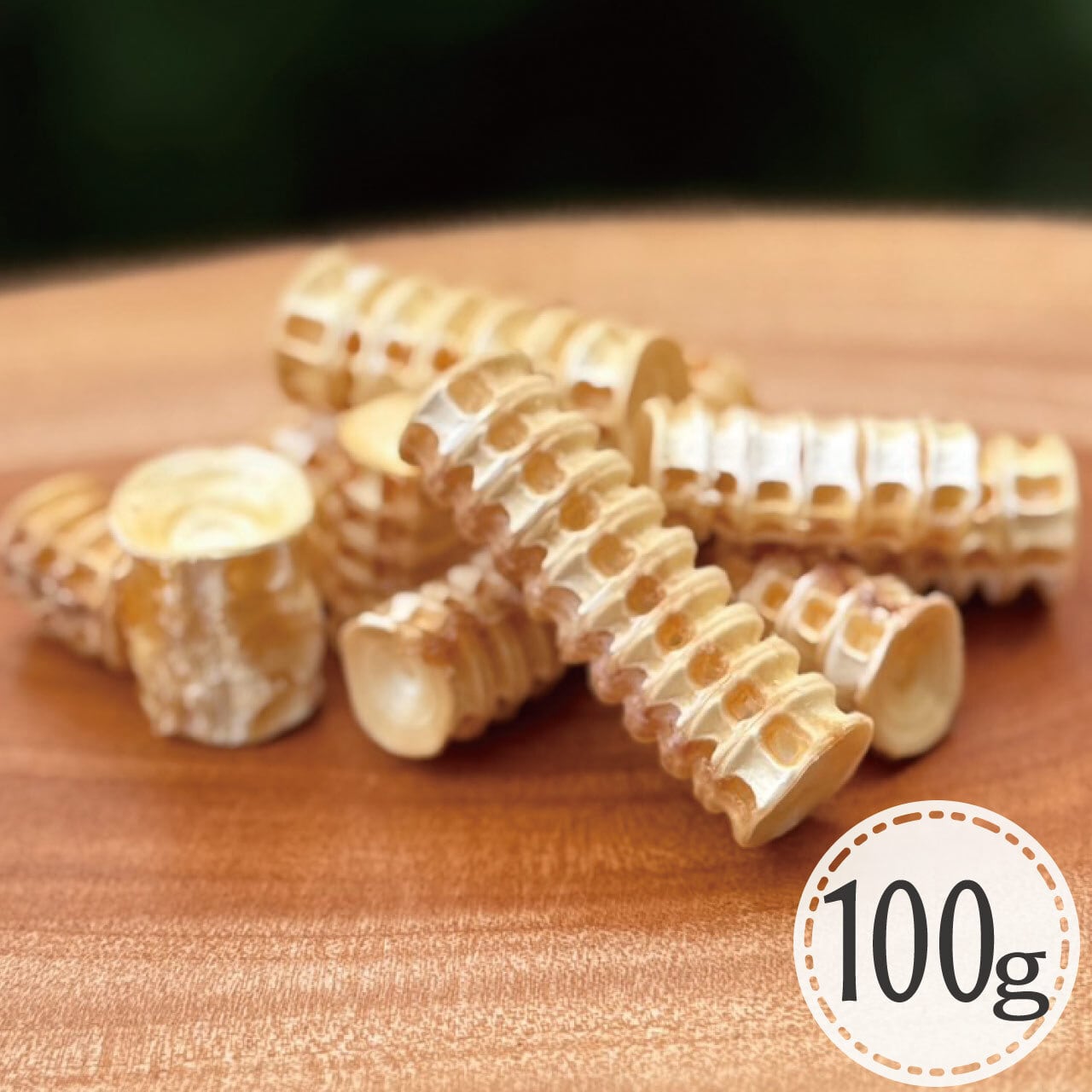 ◎サメ軟骨そのまんまショート100g◎(中・大型犬用)【アラカルトシリーズ】(国産 宮城県産 ストレス対策 デンタルケア 鮫 サメなんこつ さめ さめなんこつ) 【Wanfood BULAN】