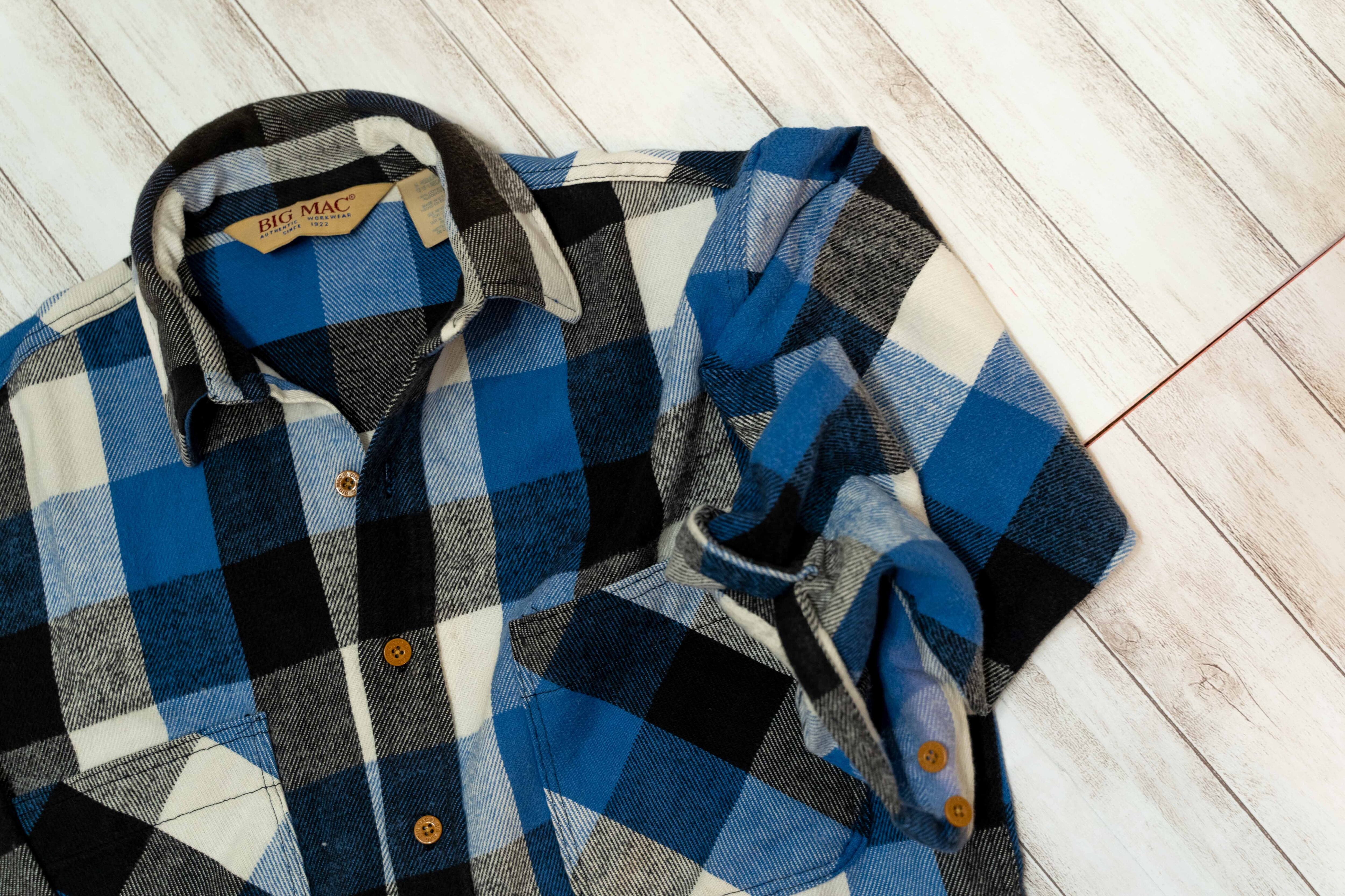 【Men's & Women's】80's BIGMAC FLANNEL SHIRTS USA製