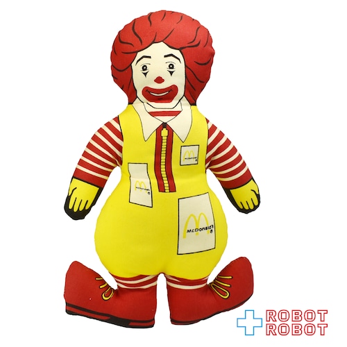 マクドナルド ロナルド クロスドール 30センチ ぬいぐるみ人形 1984 企業物