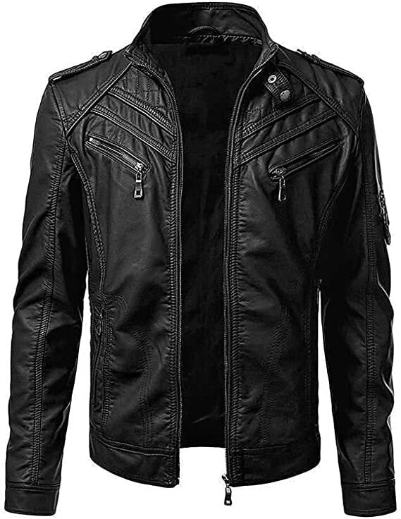 羊革 キルティングライダージャケット男性 Men Sheep Leather Quilted
