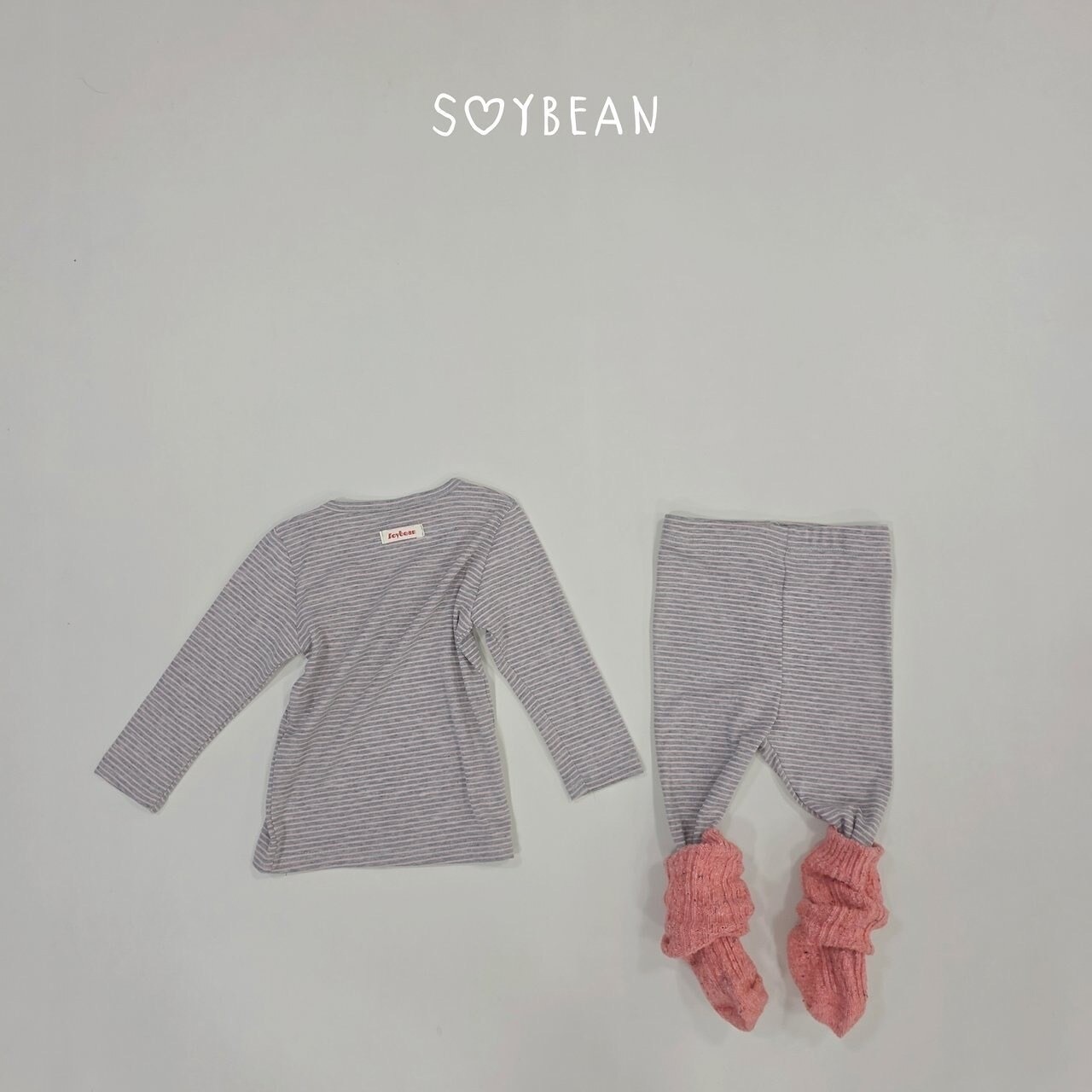 韓国子供服 / 26Autumn / soybean / ボーダー ルームウェア / キッズ服 / 秋服 *XS~XL*