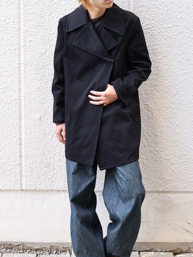 【y's bis limi】minimal trench half coat