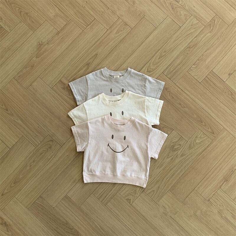 【BABY】夏新作 笑顔半袖Tシャツ