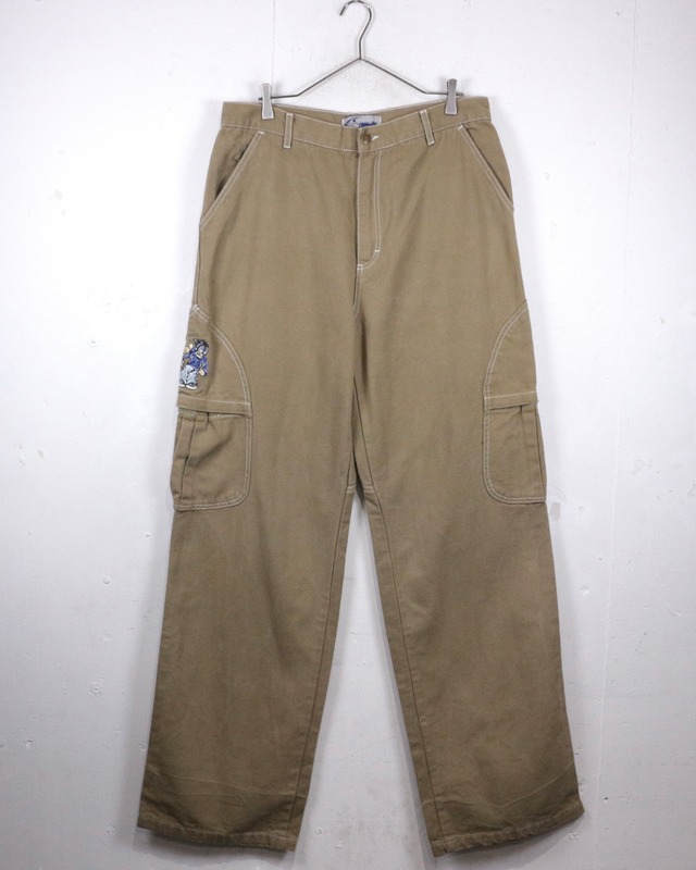 【Caka act2】“COOL BOY” Vintage Wide Duck Cargo Pants
