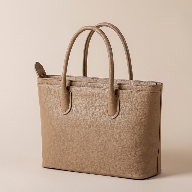 豊岡鞄 シュリンクトート A4 13インチノートPC収納［MBC017］ Beige ベージュ