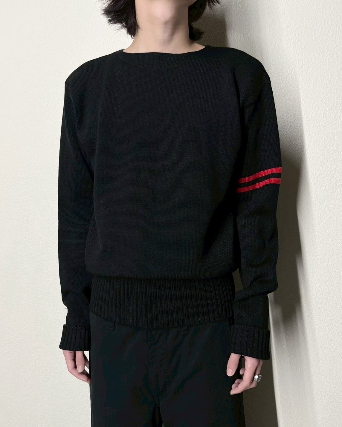 ~50s Unknow Plane Letterd Knit