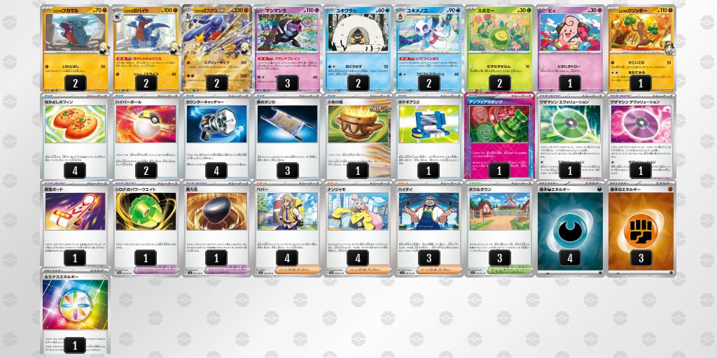 熱風のアリーナ環境 シティ優勝構築 シロナのガブリアスex